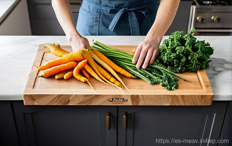 항염증 식단을 위한 고화질 레시피 - **"Wellness Kitchen Prep"**: A vibrant, clean, and modern kitchen bathed in natural sunlight. A joyf...